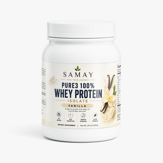 Pure3 100% Whey Protein Isolate (Vanilla)