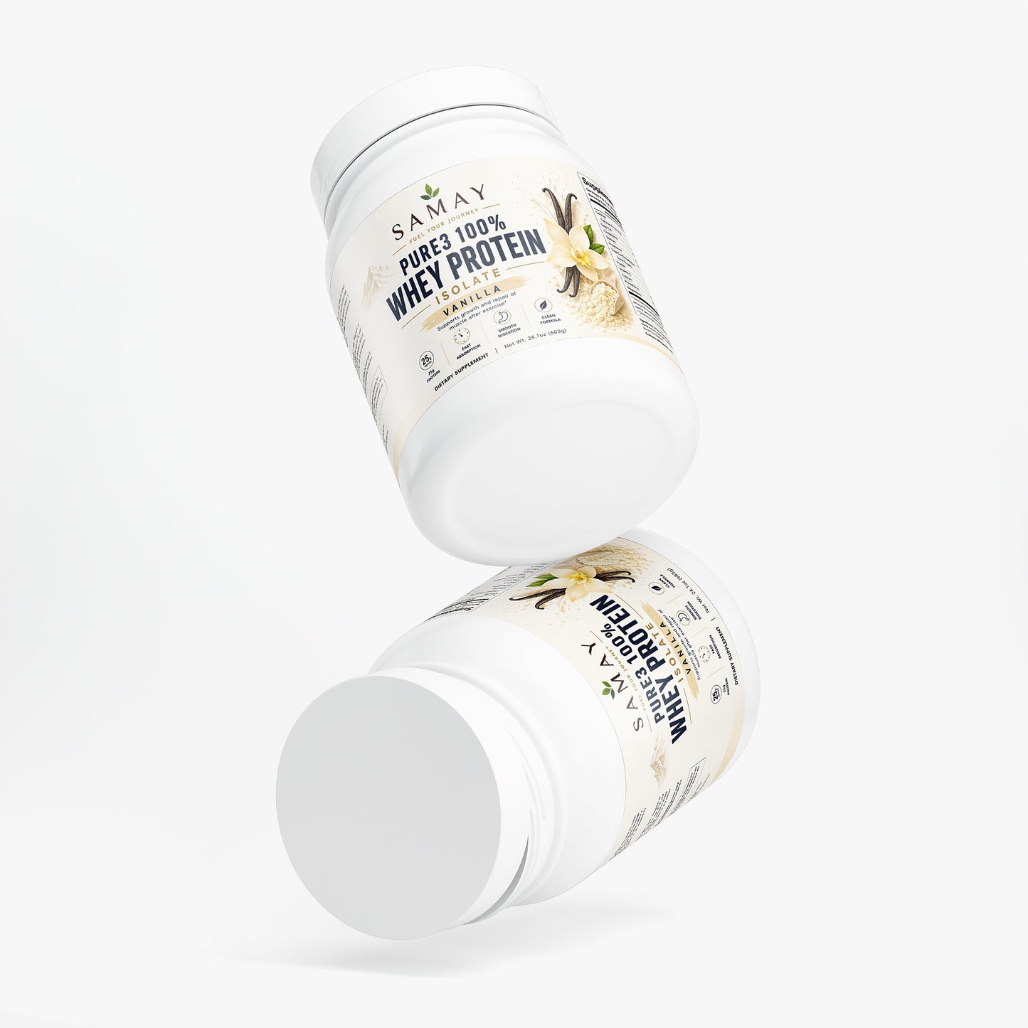Pure3 100% Whey Protein Isolate (Vanilla)