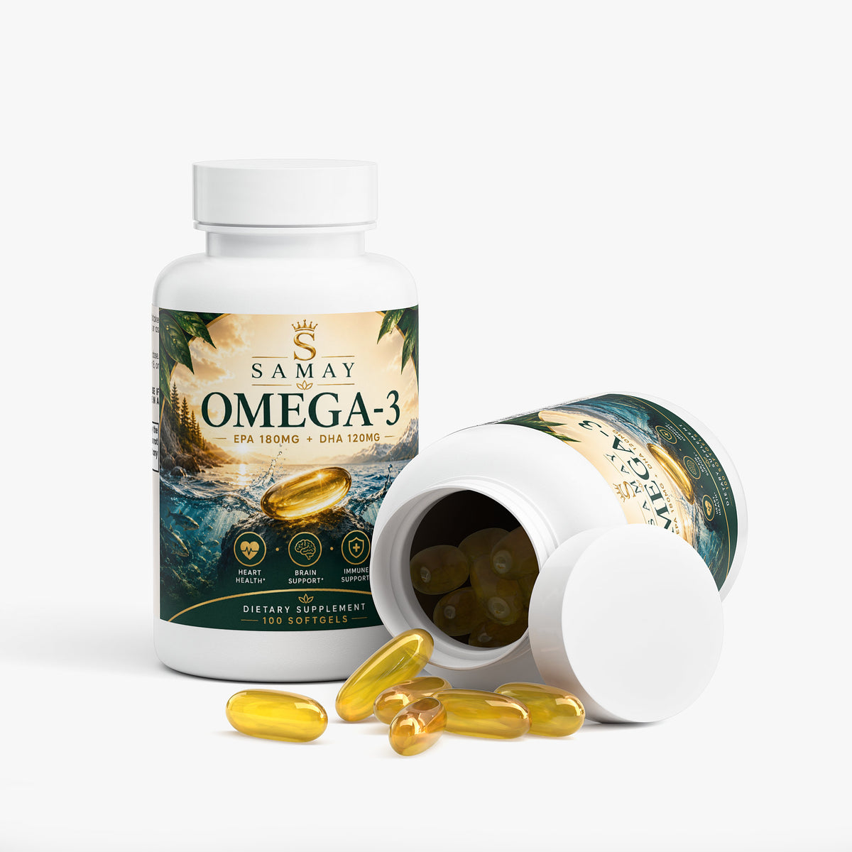 Omega-3 EPA 180mg + DHA 120mg