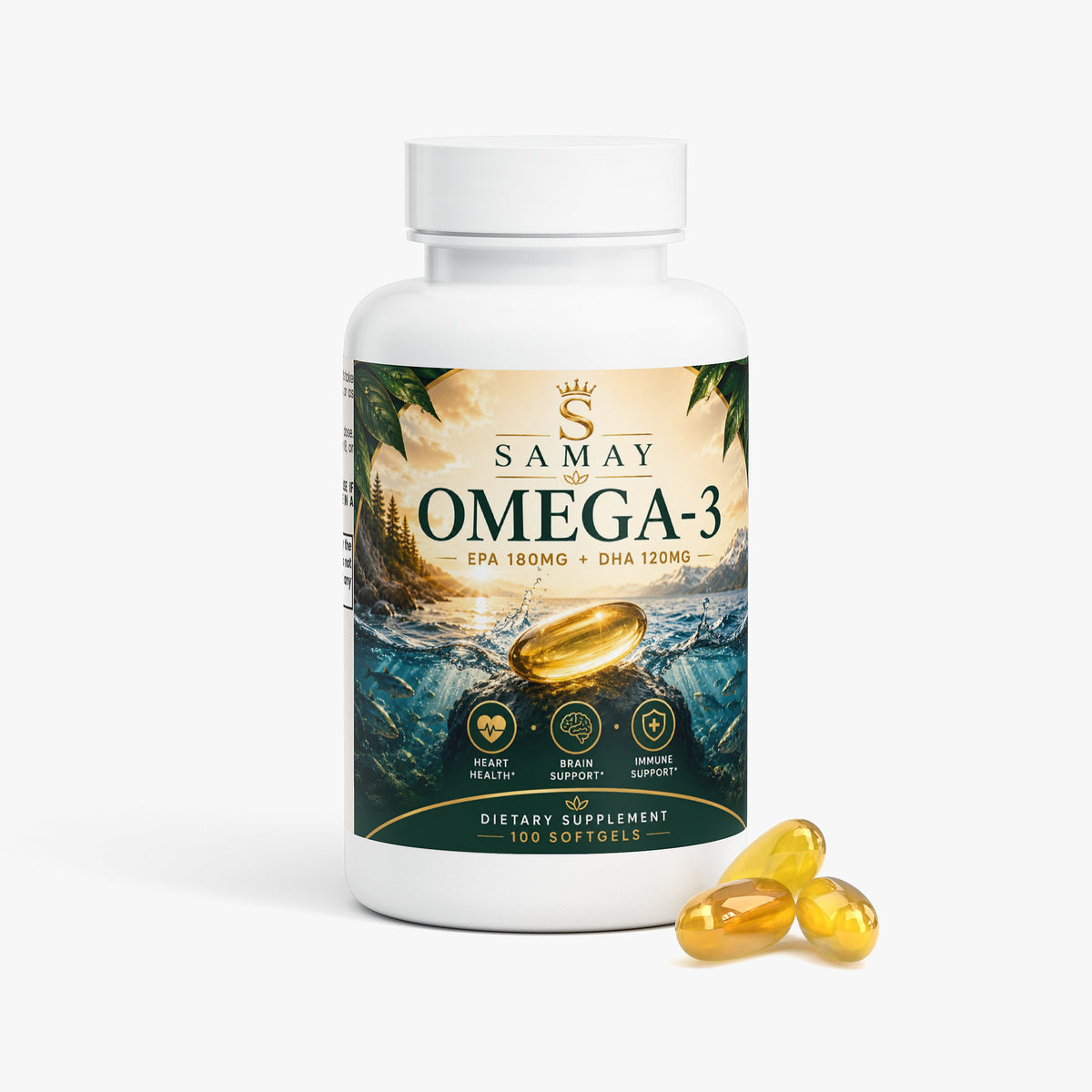 Omega-3 EPA 180mg + DHA 120mg