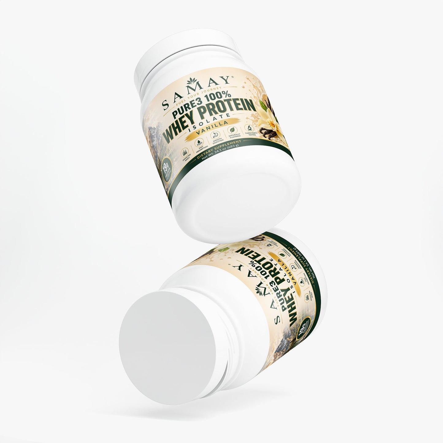 Pure3 100% Whey Protein Isolate (Vanilla)