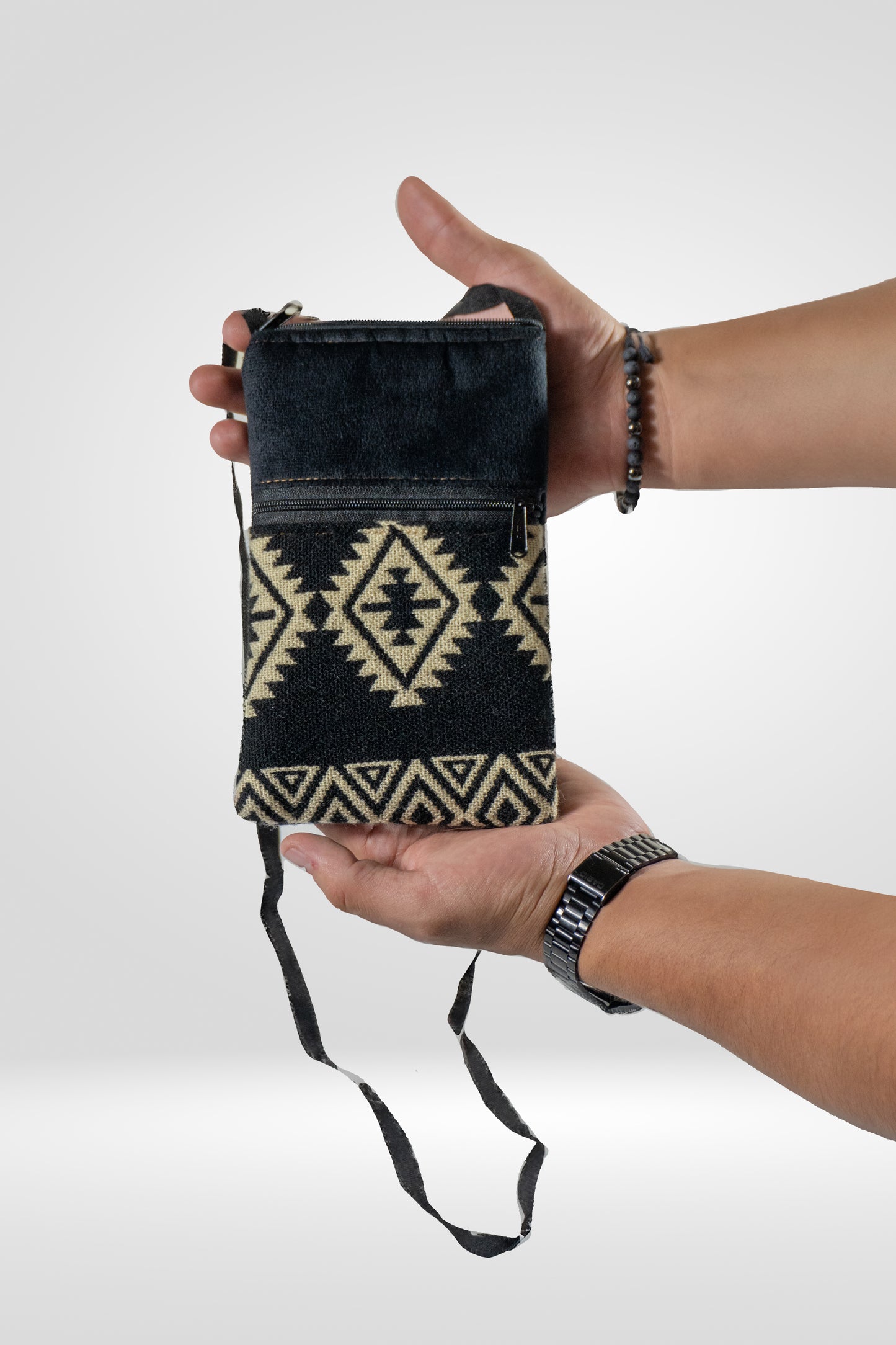 Samay Artisan Alpaca Wool Combo Set Poncho, Backpack & Crossbody Pouch